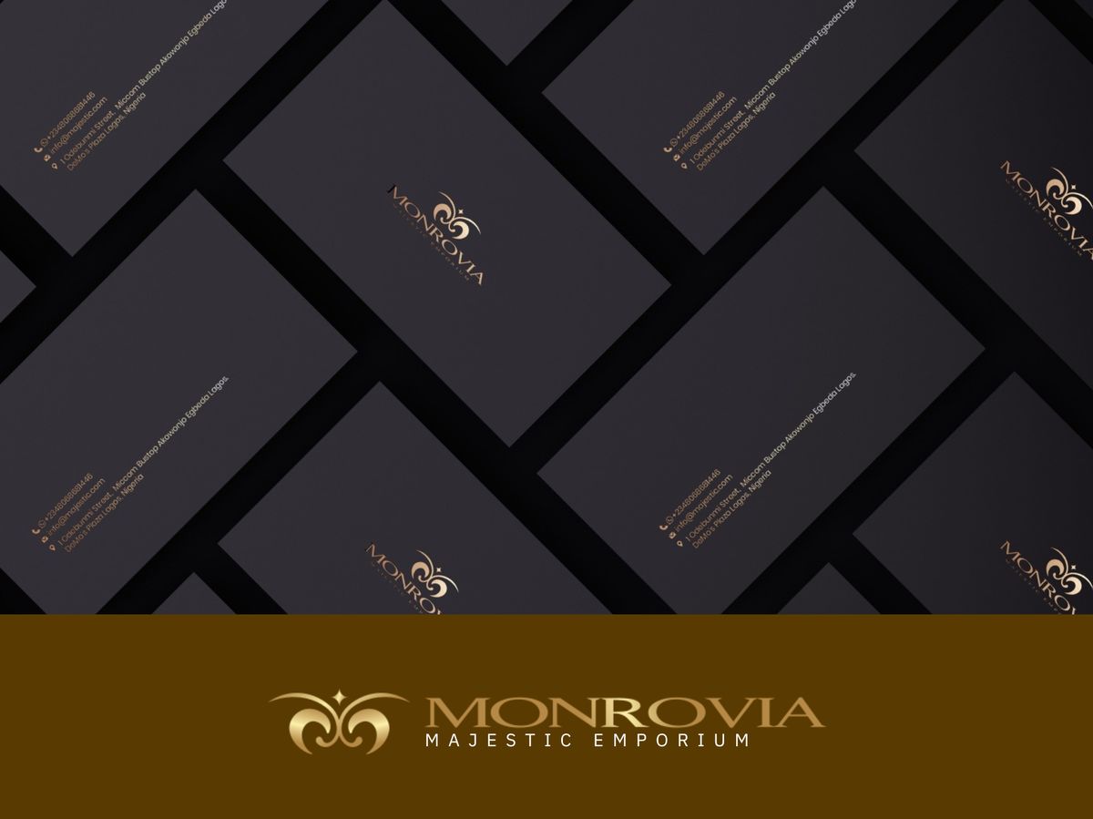Monrovia Majestic Emporium - Logo and stationery by Accolade Media Global