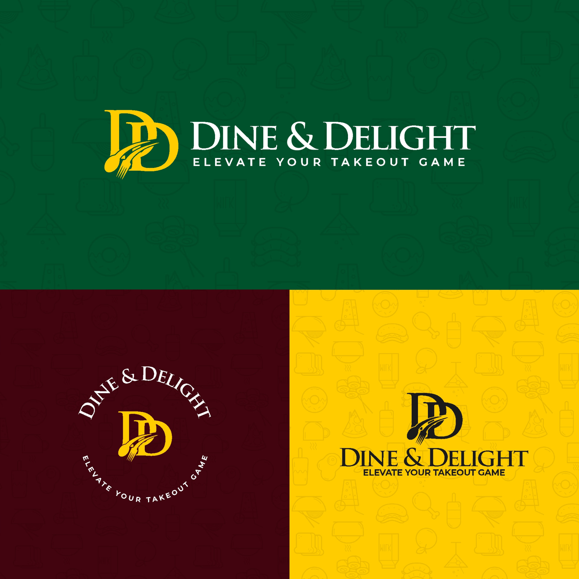 Dine & Delight - Logo and brand identity by Accolade Media Global